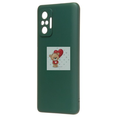 Чехол-накладка для Xiaomi Redmi Note 10 Pro Global (темно-зеленый) Activ Full Original Design