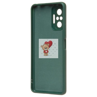 Чехол-накладка для Xiaomi Redmi Note 10 Pro Global (темно-зеленый) Activ Full Original Design