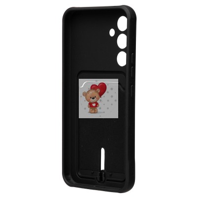 Чехол-накладка для Samsung A546 Galaxy A54 (черный) - SC304 с картхолдером