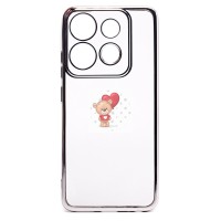 Чехол-накладка для Infinix Smart 7 Global (X6515) (серебяный) Activ Pilot Чехол-накладка для Infinix Smart 7 Global (X6515) (серебяный) Activ Pilot