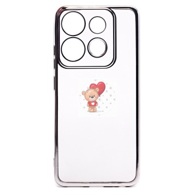 Чехол-накладка для Infinix Smart 7 Global (X6515) (серебяный) Activ Pilot