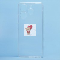 Чехол-накладка для Tecno Spark 10 Pro (прозрачный) - Ultra Slim