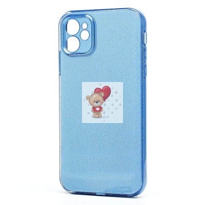 Чехол-накладка для Apple iPhone 11 (голубой) - SC328