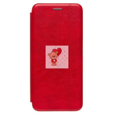 Чехол-книжка для Xiaomi Redmi Note 12S (красный) - BC002