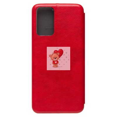 Чехол-книжка для Xiaomi Redmi Note 12S (красный) - BC002