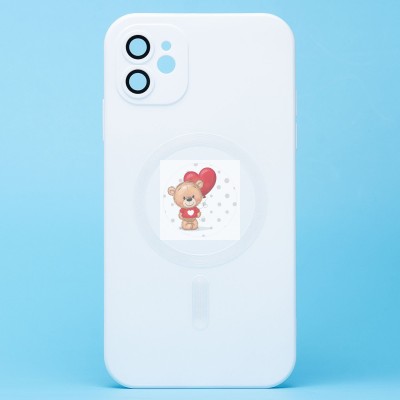 Чехол-накладка для Apple iPhone 11 (белый) SM020 Matte SafeMag Чехол-накладка для Apple iPhone 11 (белый) SM020 Matte SafeMag