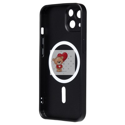 Чехол-накладка для Apple iPhone 13 (черный) SM020 Matte SafeMag