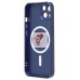 Чехол-накладка для Apple iPhone 13 (темно-синий) - SM020 Matte SafeMag