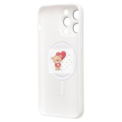 Чехол-накладка для Apple iPhone 14 Pro Max (белый) - SM020 Matte SafeMag Чехол-накладка для Apple iPhone 14 Pro Max (белый) - SM020 Matte SafeMag