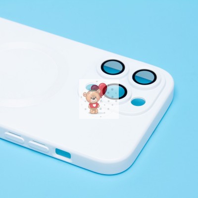 Чехол-накладка для Apple iPhone 14 Pro Max (белый) - SM020 Matte SafeMag Чехол-накладка для Apple iPhone 14 Pro Max (белый) - SM020 Matte SafeMag