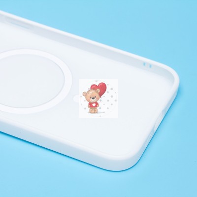 Чехол-накладка для Apple iPhone 14 Pro Max (белый) - SM020 Matte SafeMag Чехол-накладка для Apple iPhone 14 Pro Max (белый) - SM020 Matte SafeMag