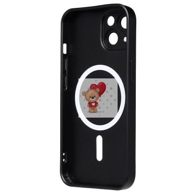 Чехол-накладка для Apple iPhone 14 (черный) SM020 Matte SafeMag