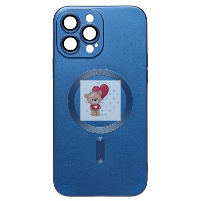 Чехол-накладка для Apple iPhone 13 Pro Max (темно-синий) - SM020 Matte SafeMag Чехол-накладка для Apple iPhone 13 Pro Max (темно-синий) - SM020 Matte SafeMag