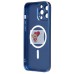 Чехол-накладка для Apple iPhone 13 Pro Max (темно-синий) - SM020 Matte SafeMag