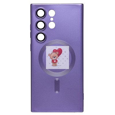 Чехол-накладка для Samsung Galaxy S23 Ultra (сиреневый) - SM020 Matte SafeMag Чехол-накладка для Samsung Galaxy S23 Ultra (сиреневый) - SM020 Matte SafeMag