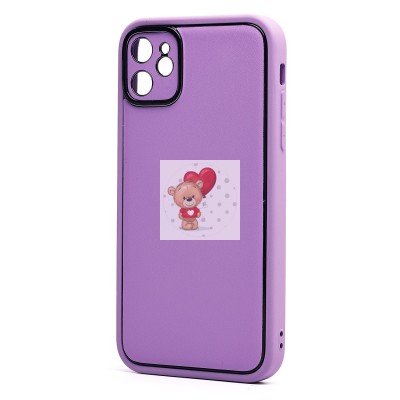 Чехол-накладка для Apple iPhone 11 (сиреневый) - PC084 экокожа Чехол-накладка для Apple iPhone 11 (сиреневый) - PC084 экокожа