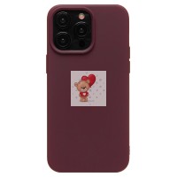 Чехол-накладка для Apple iPhone 15 Pro Max (бордовый) Activ Full Original Design Чехол-накладка для Apple iPhone 15 Pro Max (бордовый) Activ Full Original Design