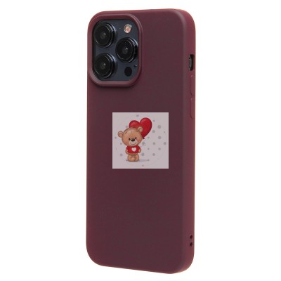 Чехол-накладка для Apple iPhone 15 Pro Max (бордовый) Activ Full Original Design Чехол-накладка для Apple iPhone 15 Pro Max (бордовый) Activ Full Original Design