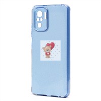 Чехол-накладка для Xiaomi Redmi Note 10 (голубой) - SC328