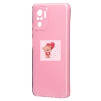 Чехол-накладка для Xiaomi Redmi Note 10S (светло-розовый) - SC328