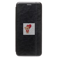Чехол-книжка для Xiaomi Poco C55 (черный) - BC002