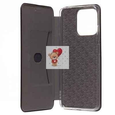 Чехол-книжка для Xiaomi Poco C55 (черный) - BC002