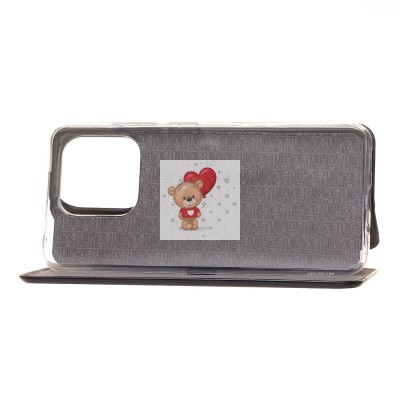 Чехол-книжка для Xiaomi Poco C55 (черный) - BC002