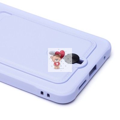 Чехол-накладка для Xiaomi Redmi Note 12 4G (светло-фиолетовый) - SC304 с картхолдером