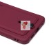 Чехол-накладка для Xiaomi Redmi Note 12 4G (бордовый) - SC304 с картхолдером Чехол-накладка для Xiaomi Redmi Note 12 4G (бордовый) - SC304 с картхолдером