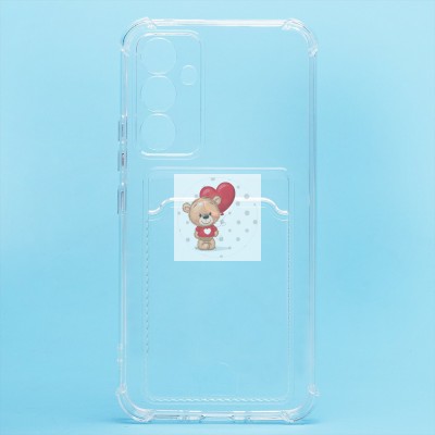 Чехол-накладка для Samsung A546 Galaxy A54 (прозрачный) - SC276 с картхолдером Чехол-накладка для Samsung A546 Galaxy A54 (прозрачный) - SC276 с картхолдером