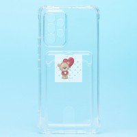 Чехол-накладка для Samsung A536 Galaxy A53 5G (прозрачный) - SC276 с картхолдером