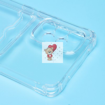 Чехол-накладка для Samsung A536 Galaxy A53 5G (прозрачный) - SC276 с картхолдером