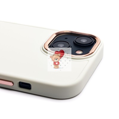 Чехол-накладка для Apple iPhone 15 (белый) - SC311