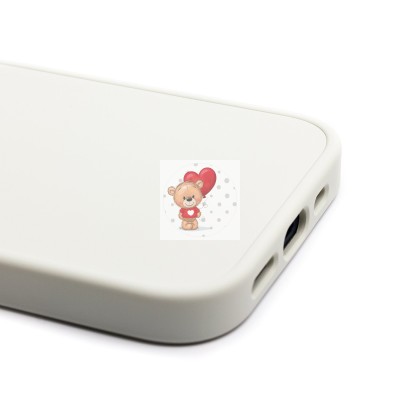 Чехол-накладка для Apple iPhone 15 (белый) - SC311