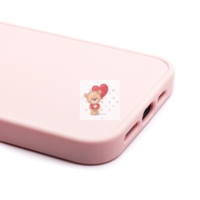 Чехол-накладка для Apple iPhone 15 Pro Max (светло-розовый) - SC311