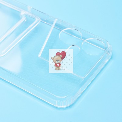 Чехол-накладка для Tecno Pova Neo 3 (прозрачный) - SC276 с картхолдером Чехол-накладка для Tecno Pova Neo 3 (прозрачный) - SC276 с картхолдером