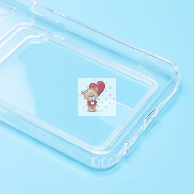 Чехол-накладка для Tecno Pova Neo 3 (прозрачный) - SC276 с картхолдером Чехол-накладка для Tecno Pova Neo 3 (прозрачный) - SC276 с картхолдером