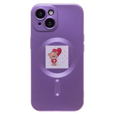 Чехол-накладка для Apple iPhone 15 (сиреневый) - SM020 Matte SafeMag Чехол-накладка для Apple iPhone 15 (сиреневый) - SM020 Matte SafeMag