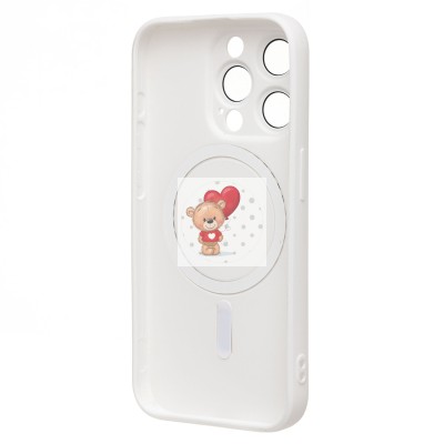 Чехол-накладка для Apple iPhone 15 Pro (белый) - SM020 Matte SafeMag