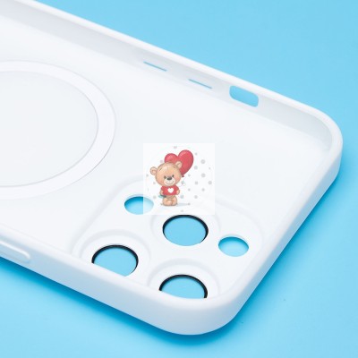 Чехол-накладка для Apple iPhone 15 Pro Max (белый) - SM020 Matte SafeMag Чехол-накладка для Apple iPhone 15 Pro Max (белый) - SM020 Matte SafeMag