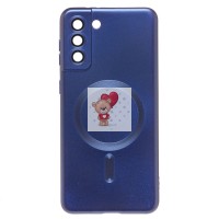 Чехол-накладка для Samsung G996 Galaxy S21+ (темно-синий) - SM020 Matte SafeMag Чехол-накладка для Samsung G996 Galaxy S21+ (темно-синий) - SM020 Matte SafeMag