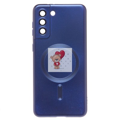 Чехол-накладка для Samsung G996 Galaxy S21+ (темно-синий) - SM020 Matte SafeMag Чехол-накладка для Samsung G996 Galaxy S21+ (темно-синий) - SM020 Matte SafeMag