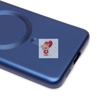 Чехол-накладка для Samsung G996 Galaxy S21+ (темно-синий) - SM020 Matte SafeMag