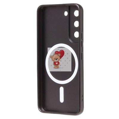 Чехол-накладка для Samsung S901 Galaxy S22 (черный) SM020 Matte SafeMag