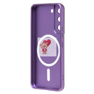 Чехол-накладка для Samsung S901 Galaxy S22 (сиреневый) - SM020 Matte SafeMag Чехол-накладка для Samsung S901 Galaxy S22 (сиреневый) - SM020 Matte SafeMag