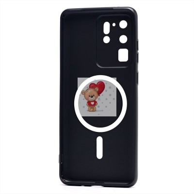 Чехол-накладка для Samsung G988 Galaxy S20 Ultra (черный) - SM020 Matte SafeMag