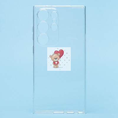 Чехол-накладка для Samsung Galaxy S24 Ultra (прозрачный) - Ultra Slim