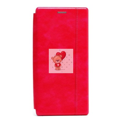 Чехол-книжка для Samsung Galaxy S24 Ultra (розовый) - BC002