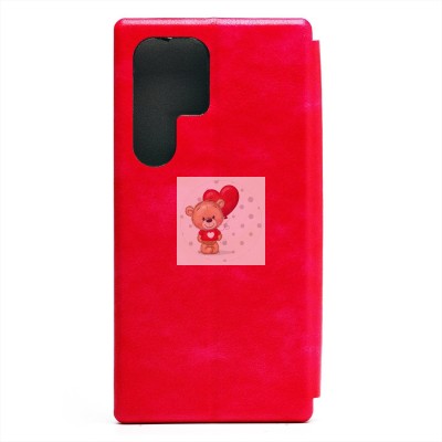 Чехол-книжка для Samsung Galaxy S24 Ultra (розовый) - BC002