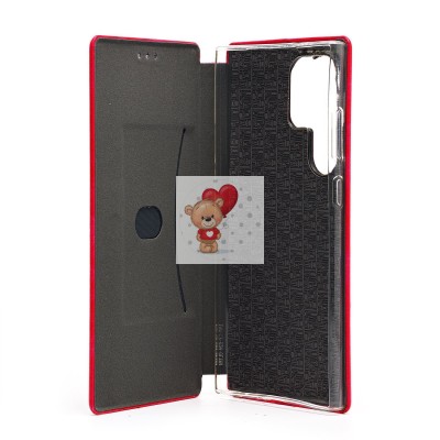 Чехол-книжка для Samsung Galaxy S24 Ultra (розовый) - BC002